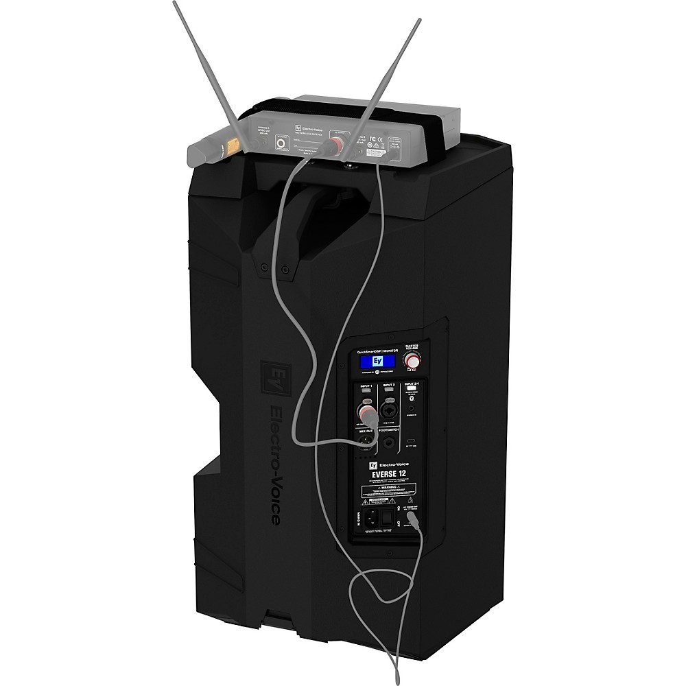 Electro-Voice EVERSE 12 Weatherized Battery-Powered Loudspeaker w/Bluetooth Blk