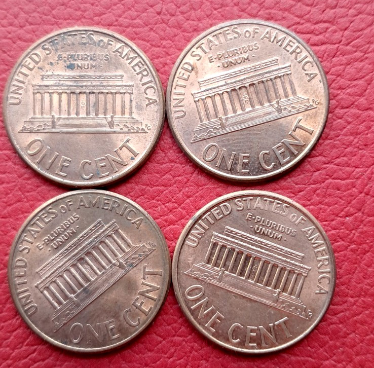 small one cent us coins 2000 /2006