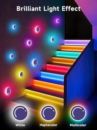 Smart Wall Light, 9-Piece LED DIY Constellation Light, RGB Color Changing,