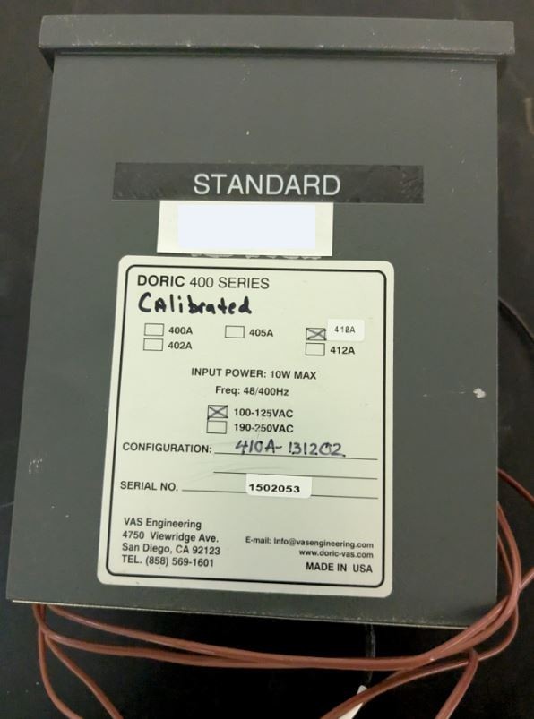 2 VAS Engineering Doric 400 Series 410A 100-125VAC Digital Temperature Indicator