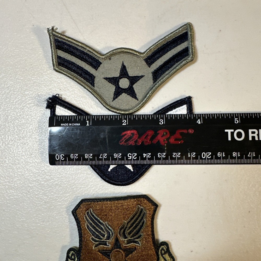 3 US AIR FORCE PATCHES 1st Class USA