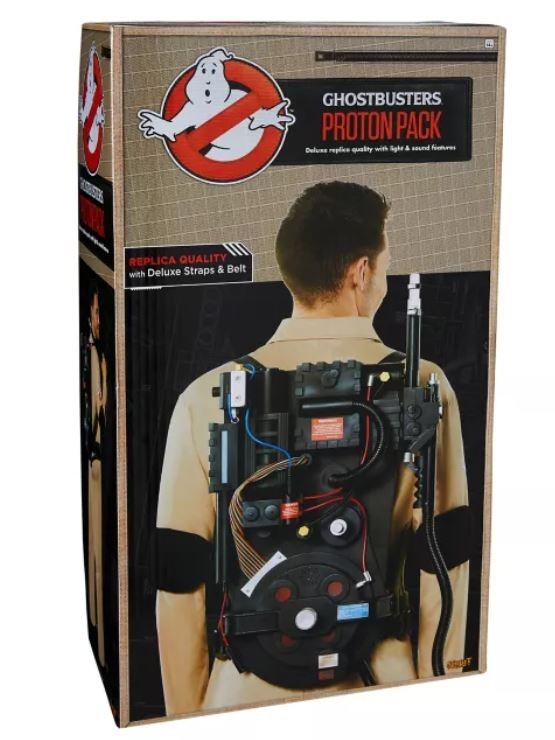 GHOSTBUSTERS REPLICA PROTON PACK/GHOST TRAP/ECTO GOGGLES/WALKIE/PKE METER PROPS