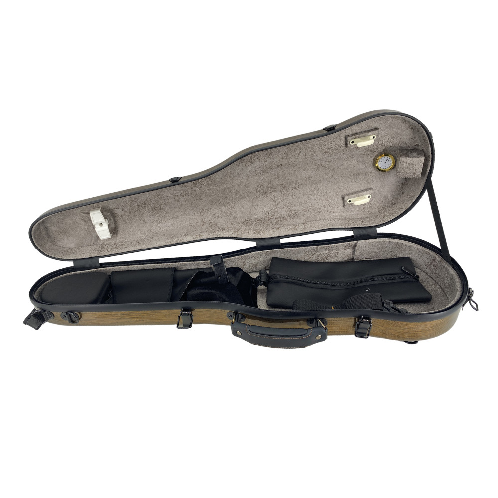 Violin Case 4/4 hard shell Carbon fiber Lightweight Triangle case with Backstrap
