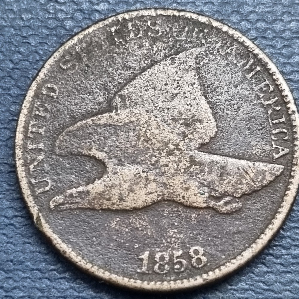 1858 Flying Eagle Cent 1c Better Grade #100825