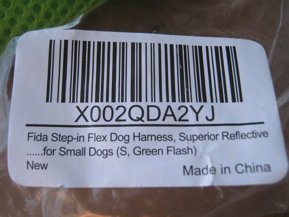 Fida Step-In Flex Dog Harness Superior Reflective for Small Dog NWT