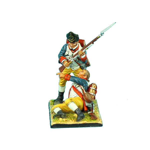 AWI069 Haslets 1st Delaware Two Figure Vignette by First Legion