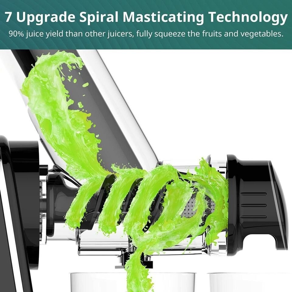 Relax-centric Juicer Machines, Slow Masticating Juicer Orange (Save 50%)