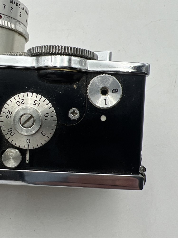 VINTAGE ARGUS 35mm RANGEFINDER W/FLASH FINDER CAMERA + 50mm