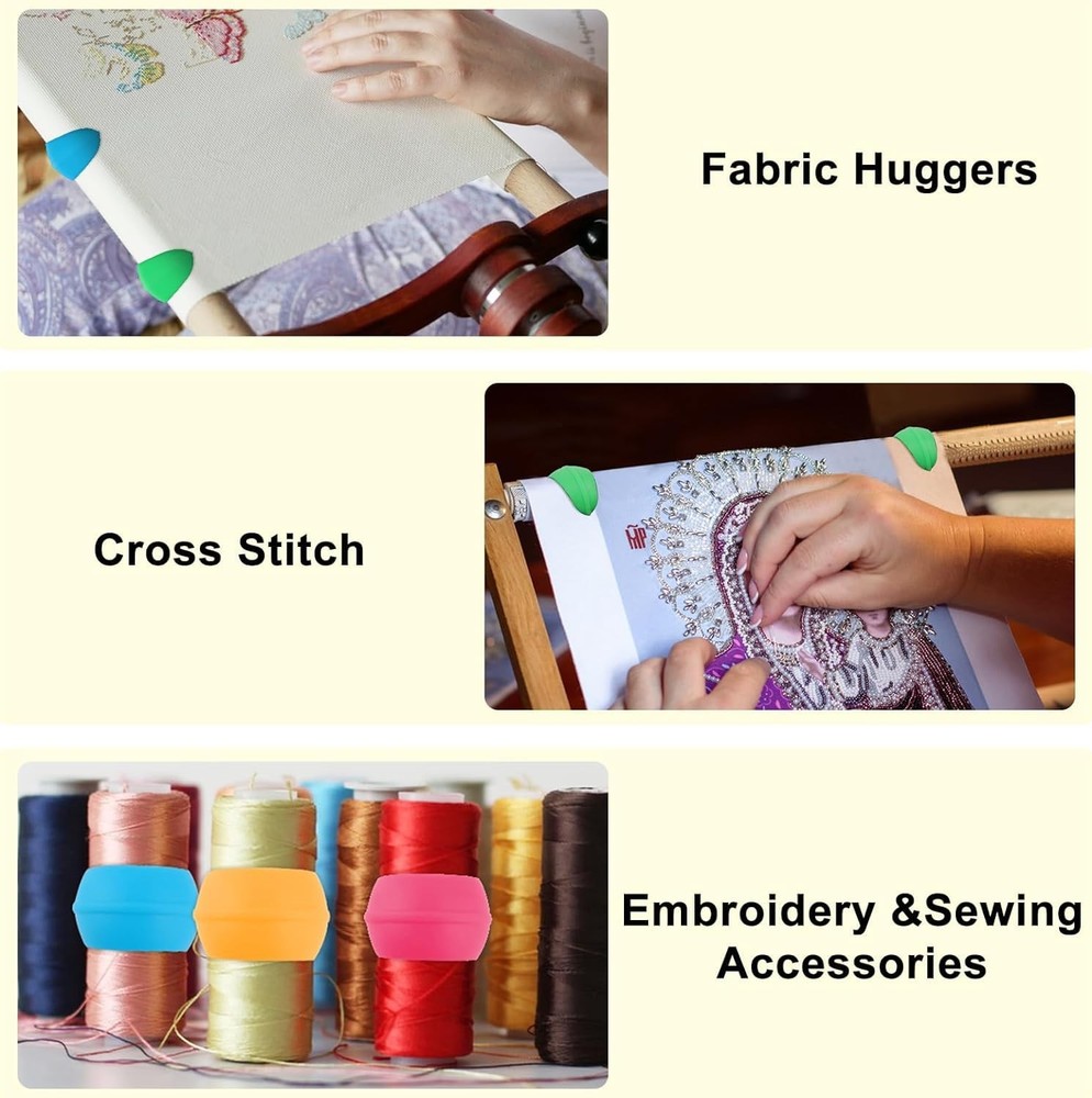 28 Assorted Colors Embroidery Machine Thread with 28 Thread Holder, 500M (550...