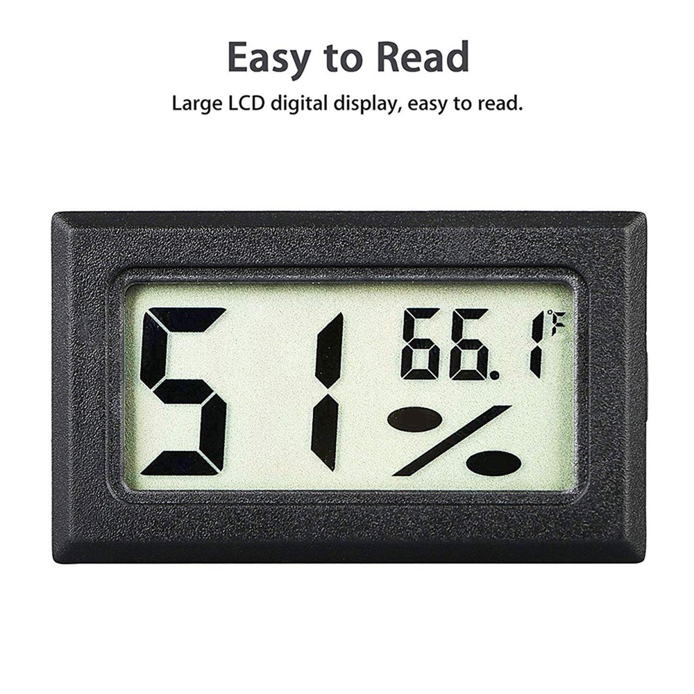 Mini Thermometer Hygrometer, Small Digital Electronic Temperature Humidity Me...