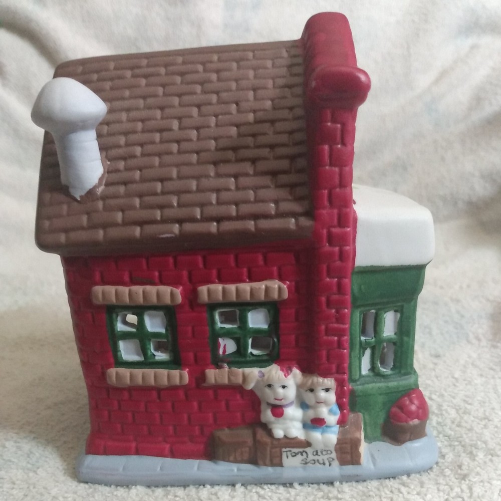 Campbell's Soup Ceramic Tealight Candle House