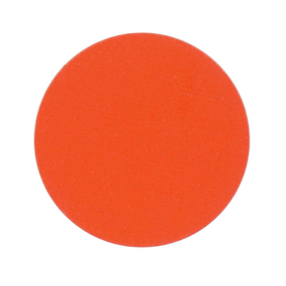 Orange Dot Labels Colored Rotation Dot - 3/4"Dia 1000 Per Roll