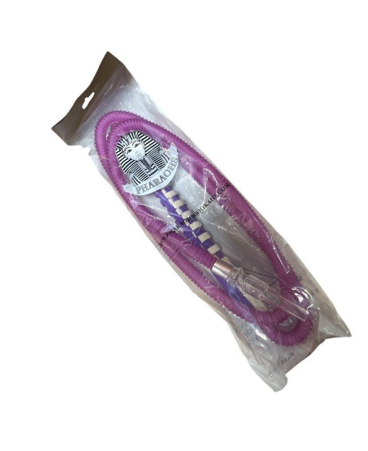 Pharaoh's Purple Groovy Hookah Hose Soft touch handle,fully Washable