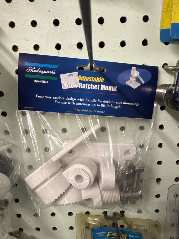 Shakespeare #4186-U Nylon Ratchet Mount - Unassembled.