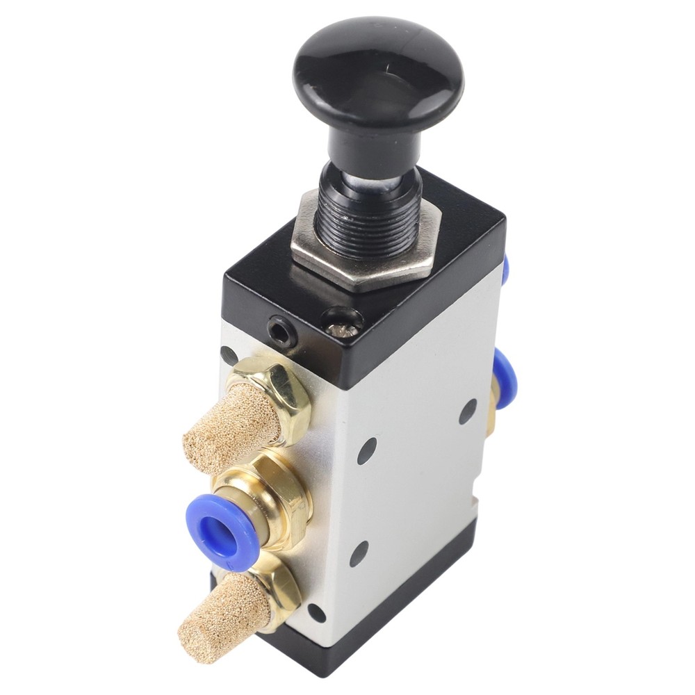 Manual Push-pull Valve Hand Push Pull Pneumatic Air Valve Control Silencer