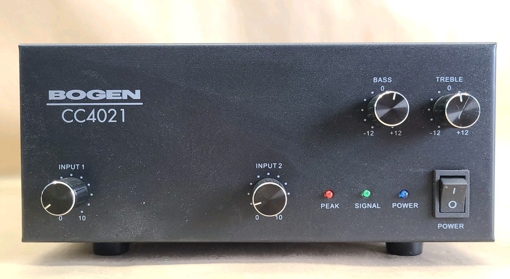 Bogen CC4021 Compact 2-Input 40W Commercial Mixer-Amplifier - Tested & Working!