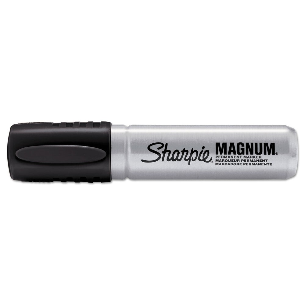 NEW SHARPIE Magnum Permanent Marker, Black Chisel Tip HUGE POINT
