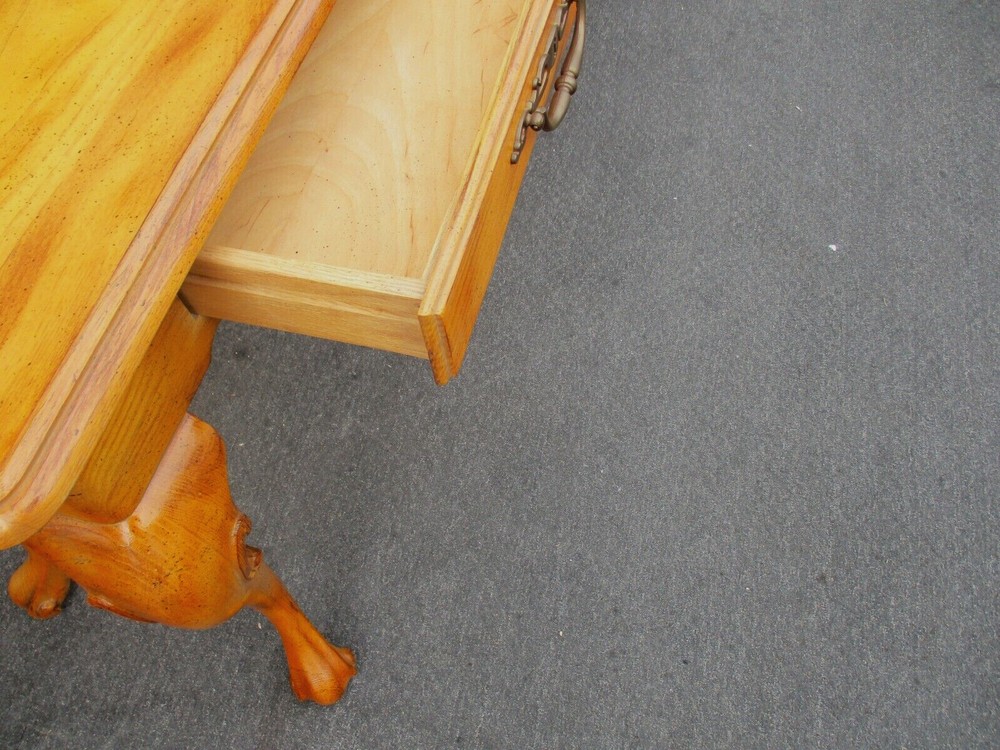 63695 Oak Console Table Server Sideboard