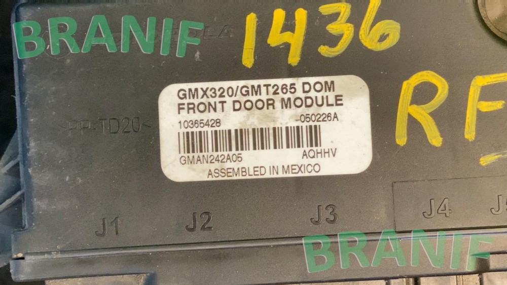 CADILLAC Door Control Module Unit GMX320 / GMT265 DOM
