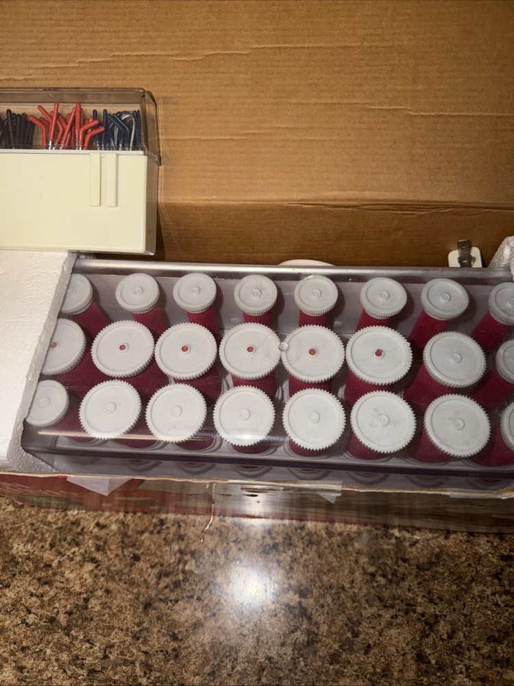 Salon Selectives Gentle Touch Hairsetter 24 Flocked Rollers Helene Curtis