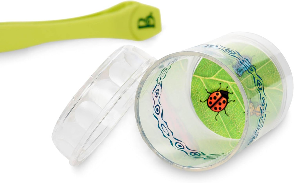 – Bug Bungalow Insect Catching Kit with Mesh Case, Magnifying Container, Tweezer