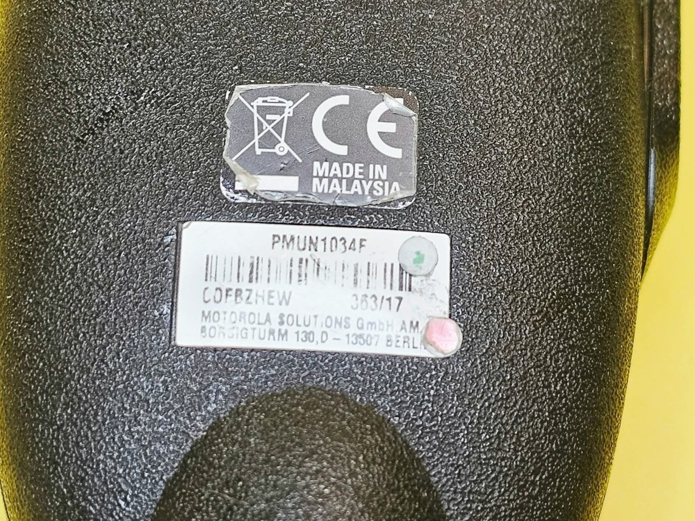 ⚡UNTESTED+MISSING SIDE BUTTONS⚡MOTOROLA PMUN1034F O3 CONTROL HEAD ERGONOMIC PTT⚡