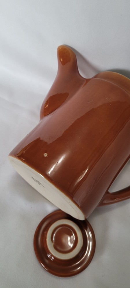ChefsWare Brown Individual Teapot Mid Century Modern Restaurant