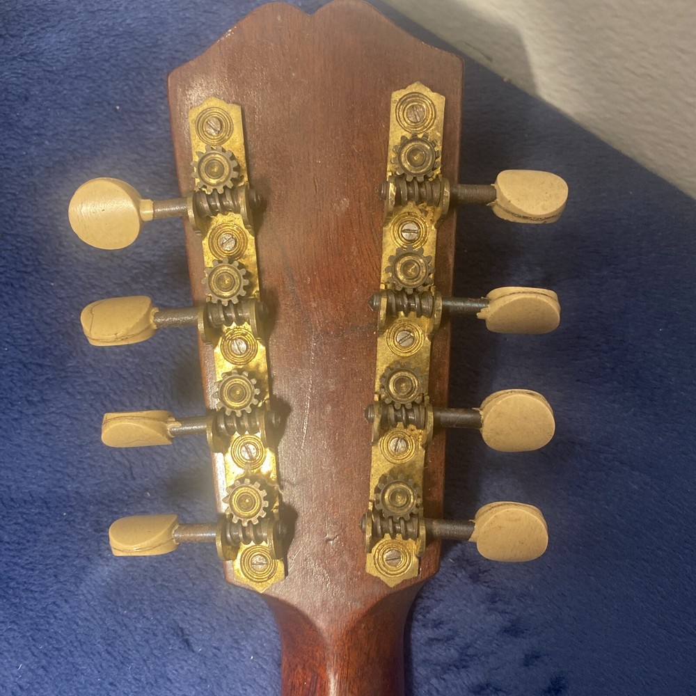 Antique Humpback Mandolin With Original Case