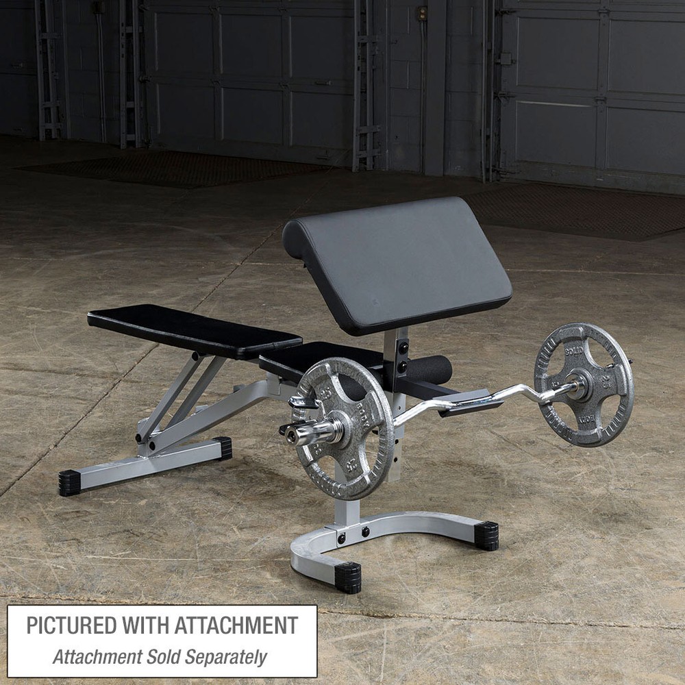 Powerline Adjustable Flat-Incline-Decline Bench with Leg Hold