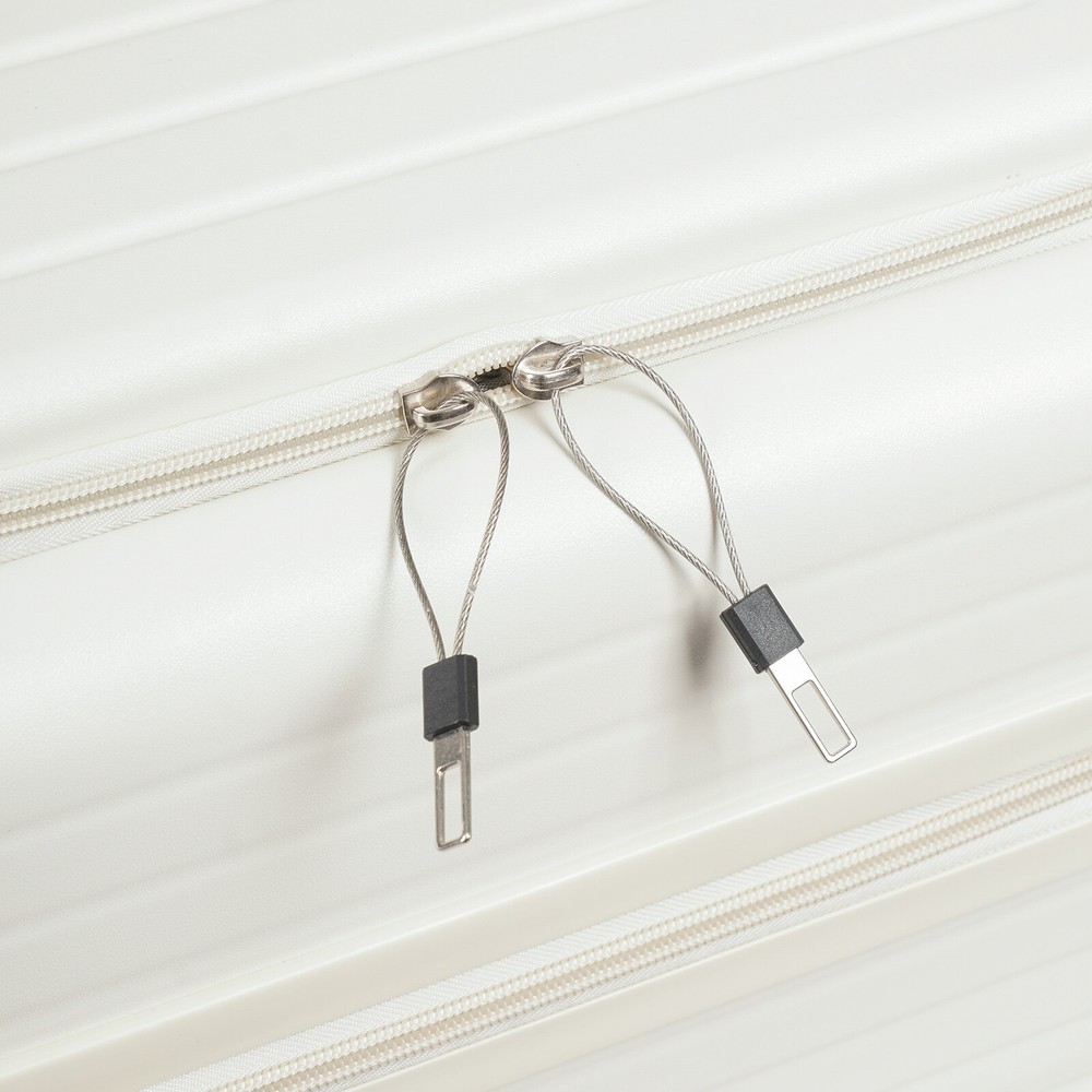 18" front Open Multi-function Suitcase Password Suitcase W/ USB Port+Cup holder