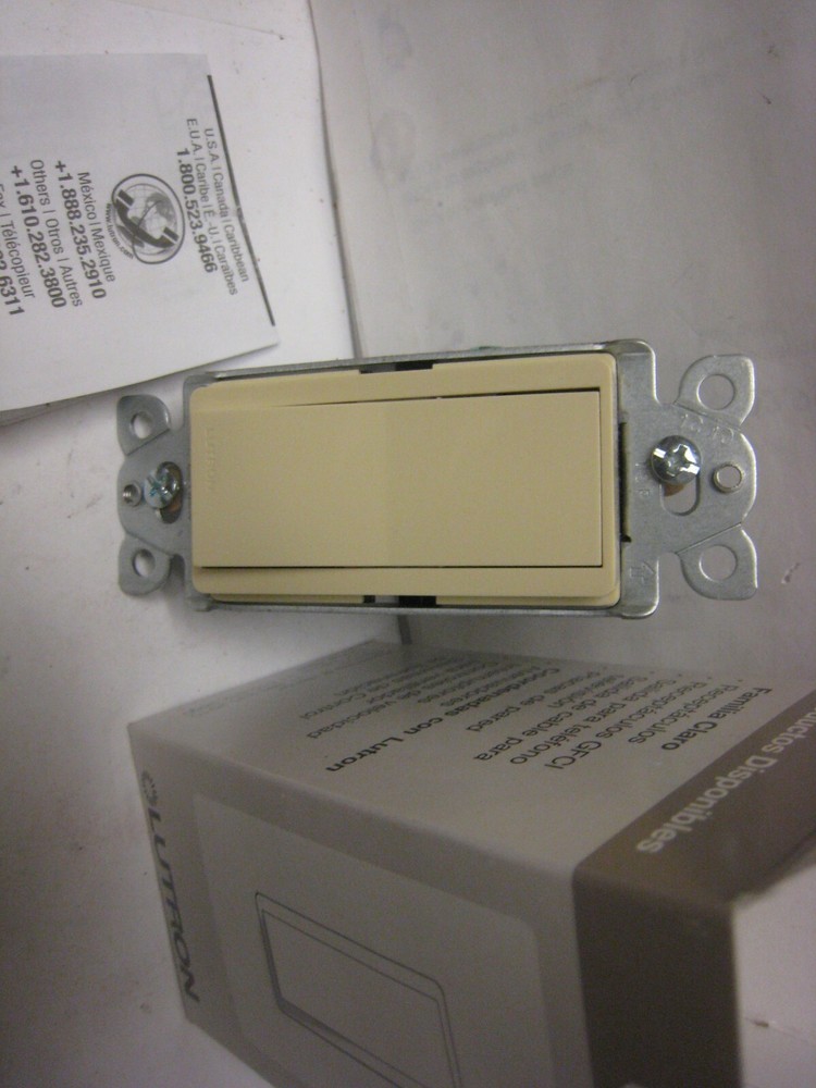 Lutron CA-3PSH-IV CA-3PS-IV Ivory 3 way Switch
