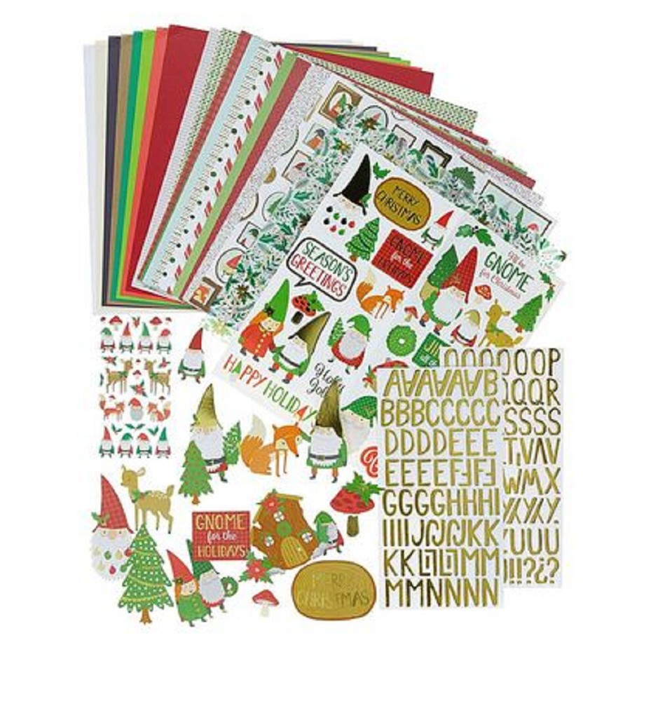 We R Memory Keepers Holiday Gnome Paper Crafting Kit