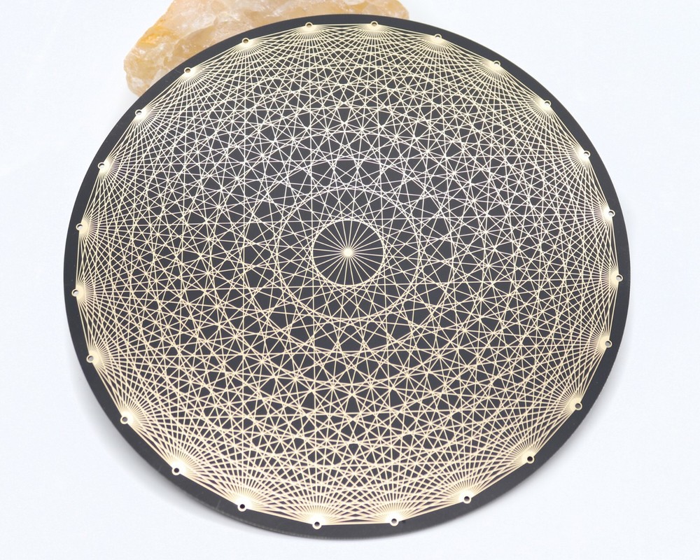 24 pointed large Tesseract radionics broadcasting manifestation disc