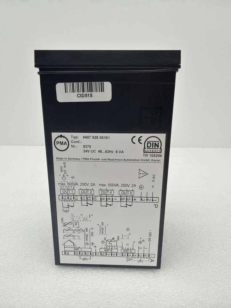PMA / Philips 9407-928-00101 Temperature Process Controller KS94