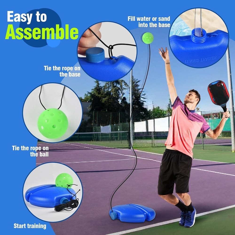 Match Buddy Trainer, Trainer with String, Easy to Use Rebounder for8273