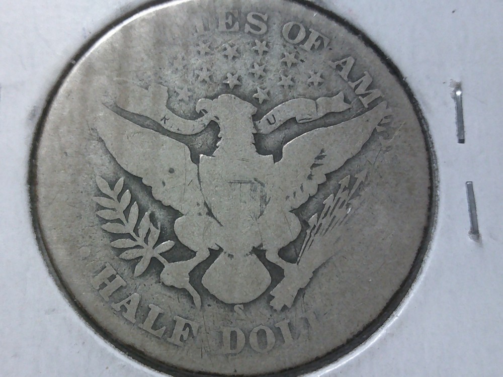 1901-S Barber HAlf Dollar D9/Ds