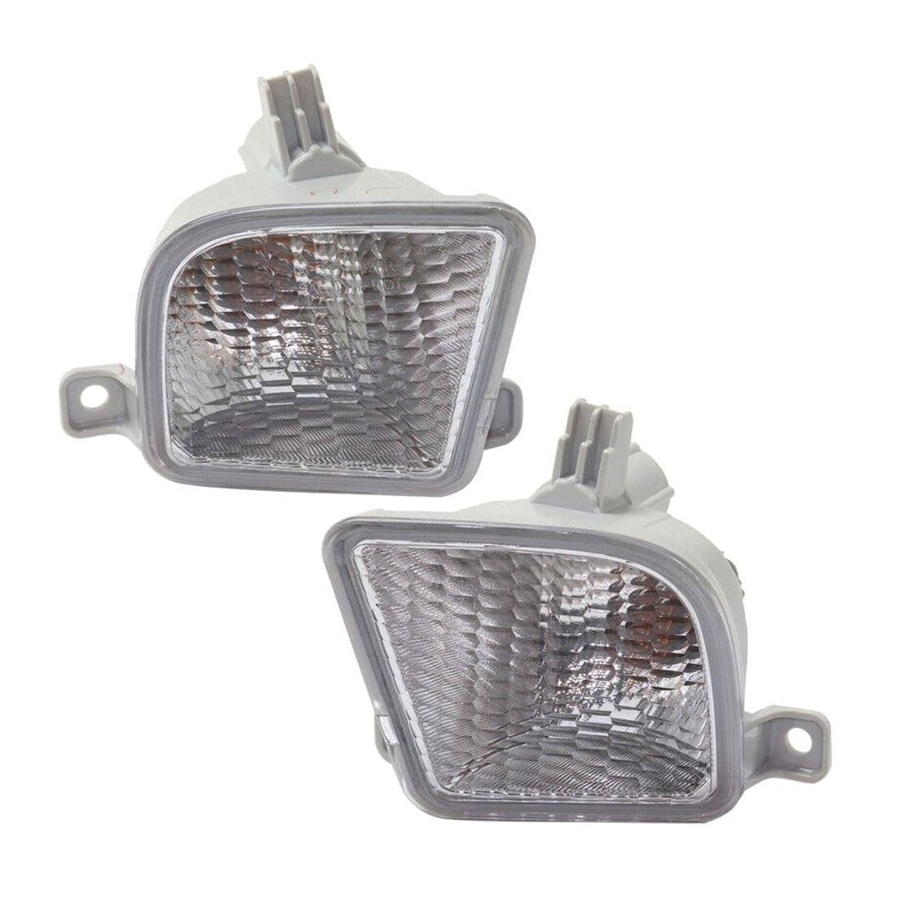 Turn Signal Lights Set Front Clear Lens Comparable 211-4768