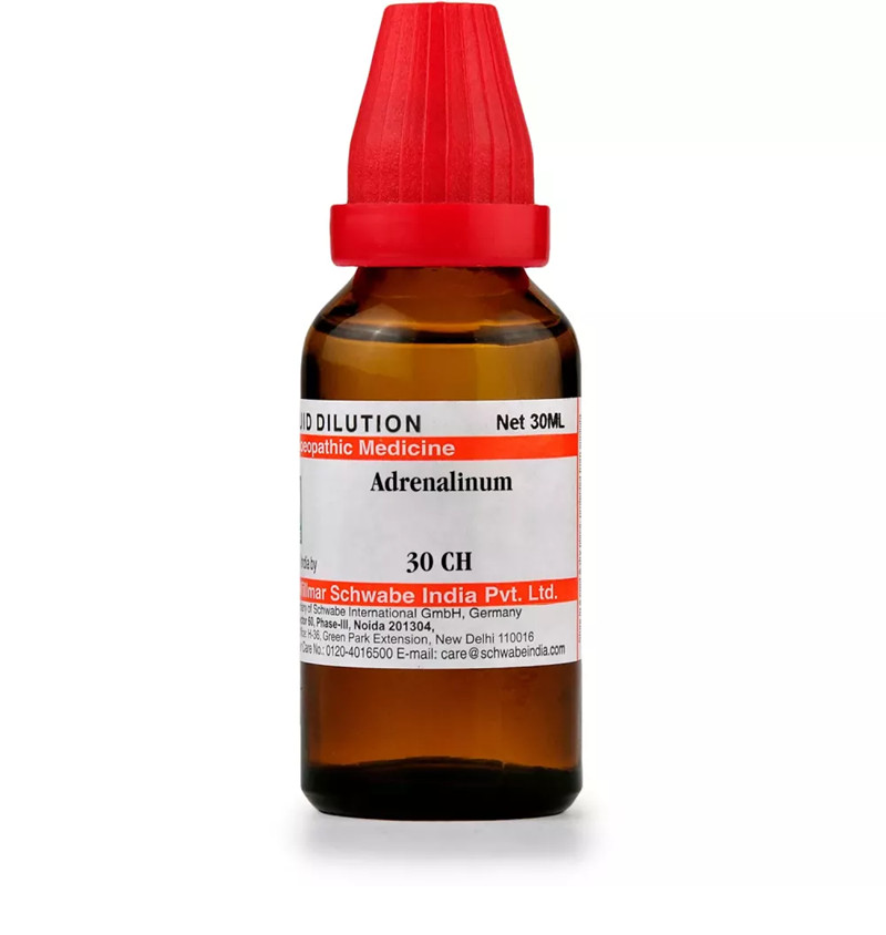 Willmar Schwabe India Homeopathic Adrenalinum Dilution 30ml