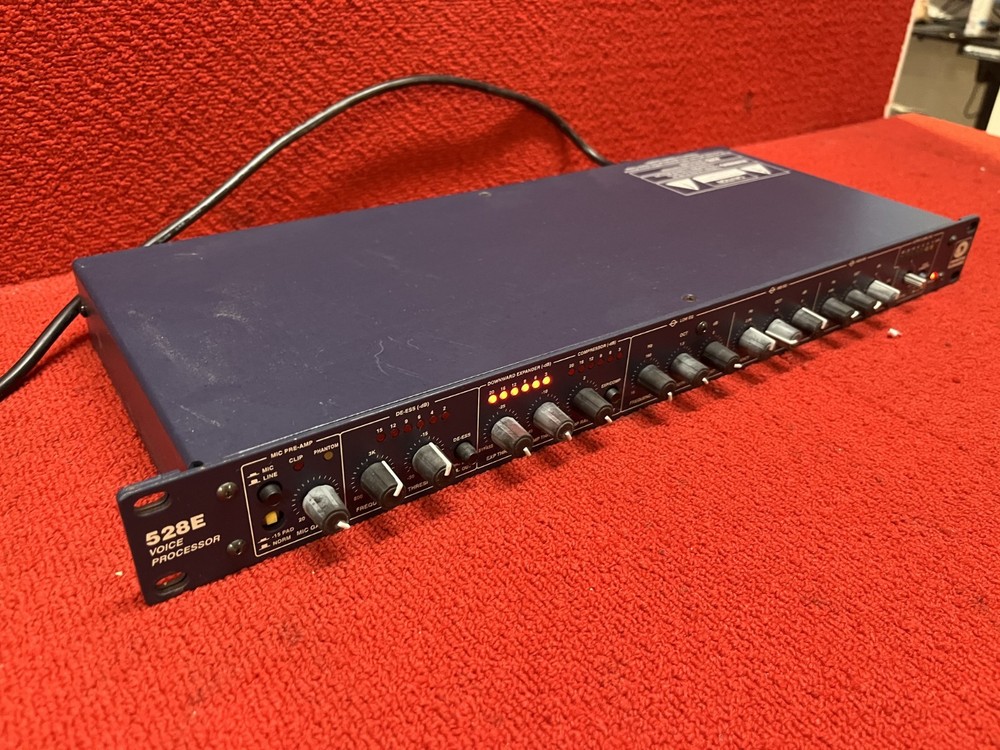 Used Symetrix 528E Analog Voice Processor Single-Channel Tested Good Condition