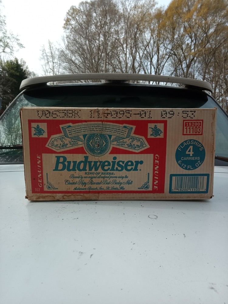 Vtg Budweiser Box