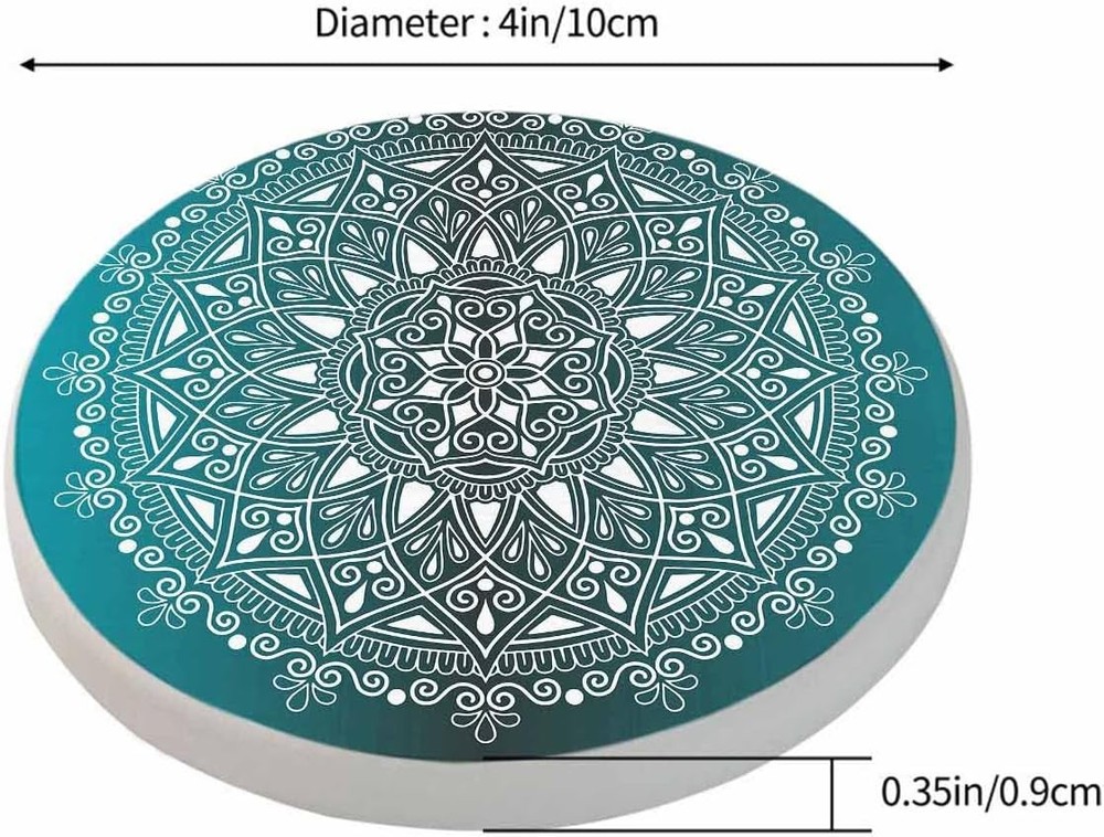 Mandala Pattern Coasters for 4''x4'',