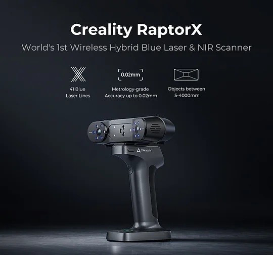 Creality CR-Scan Raptor X with Scan Bridge