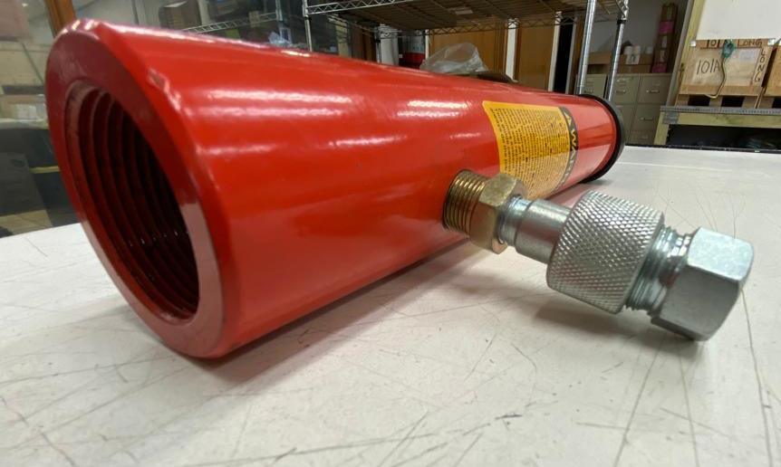 2 X 10 TON 6 INCH STROKE HYDRAULIC RAM AUTO BODY FRAME MACHINE & PULLING POSTS