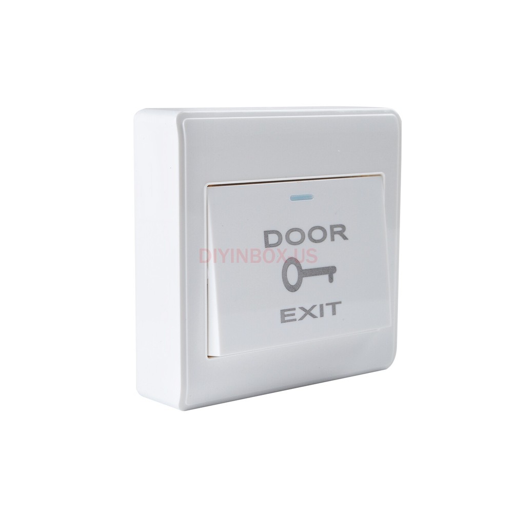 2-pcs Door Lock Exit Button Push Release Switch Panel for Access Control System