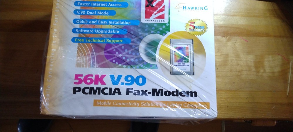 Hawking PCMCIA fax modem PN 610-X2