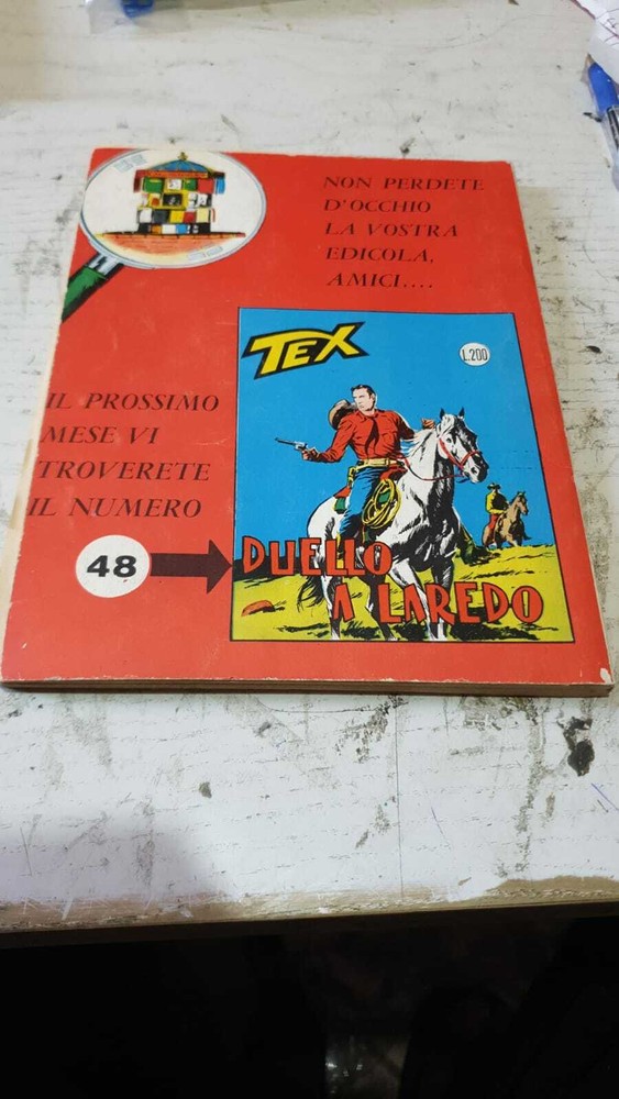 VERY ORIGINAL TEX NO. 47 EXCELLENT CONDITION WITH CONTINUOUS WRITING LAST PAGE