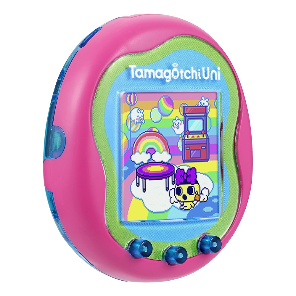 Tamagotchi Uni Pink Interactive Virtual Pet with Tamaverse Features Age 6+