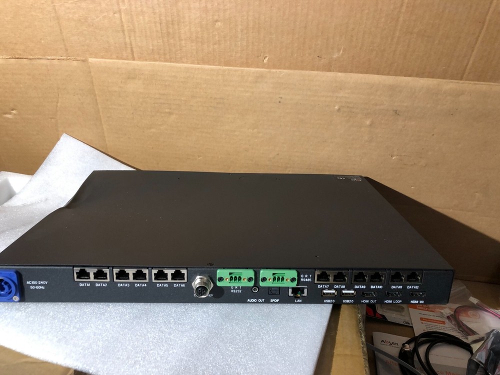 Absen AIBOX500 LED Multimedia Processor Test Setup Photos Shenzhen