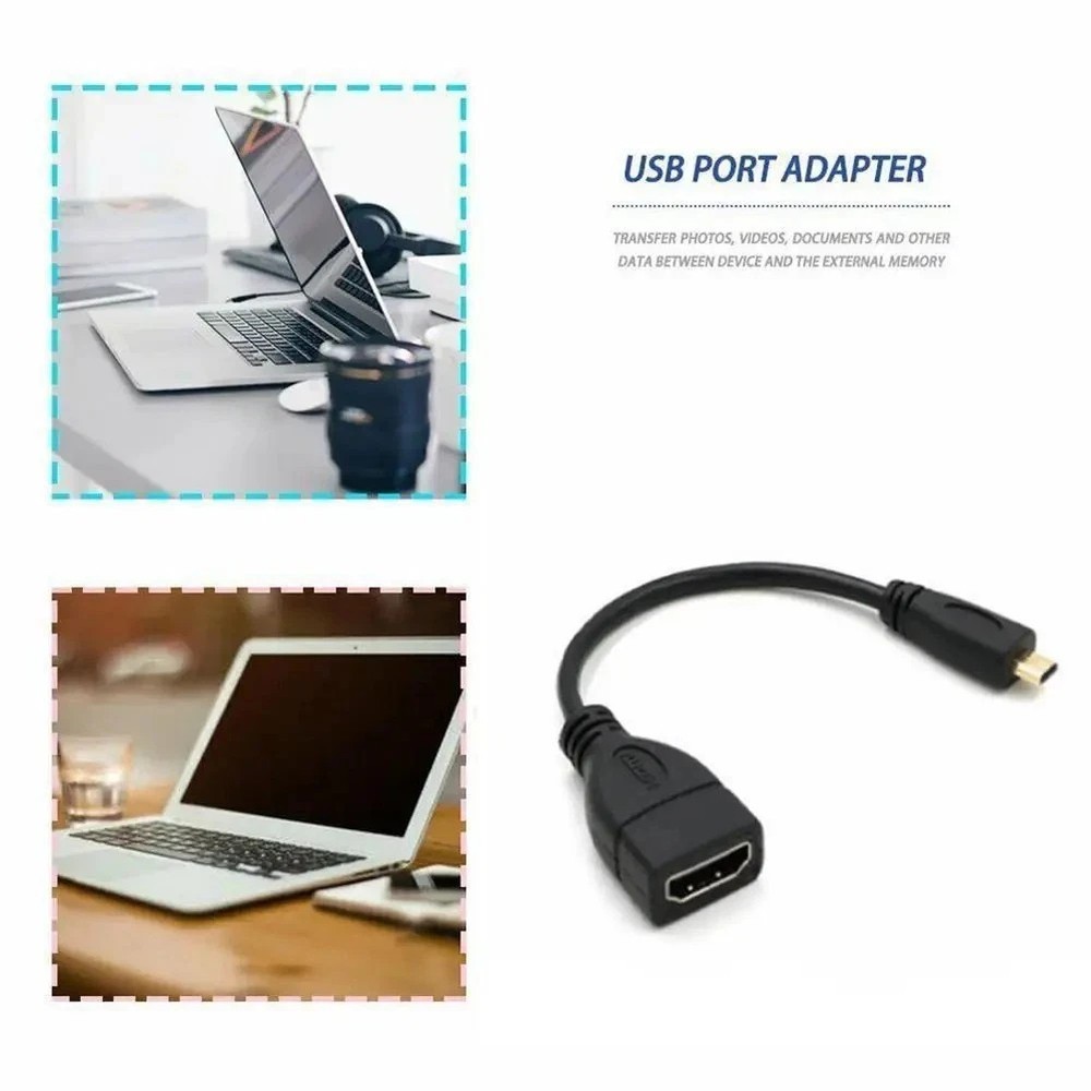 Micro HDMI Camera Data Transmission Line 4K 60Hz Cable For Raspberry Pi 5/Pi 4