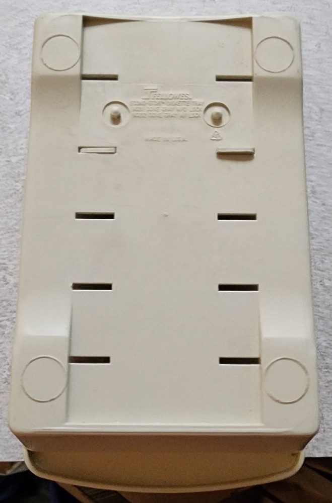 FELLOWS ECONO-STORE FLOPPY DISK ORGANIZER CASE W LID 90211